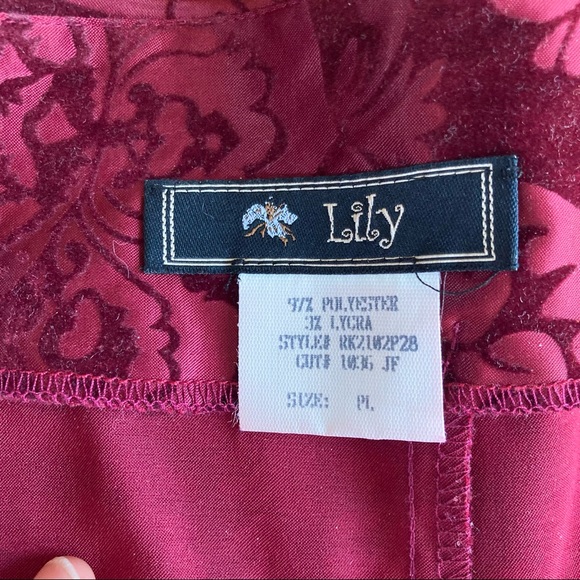 High waisted damask flaired skirt - Picture 5 of 5